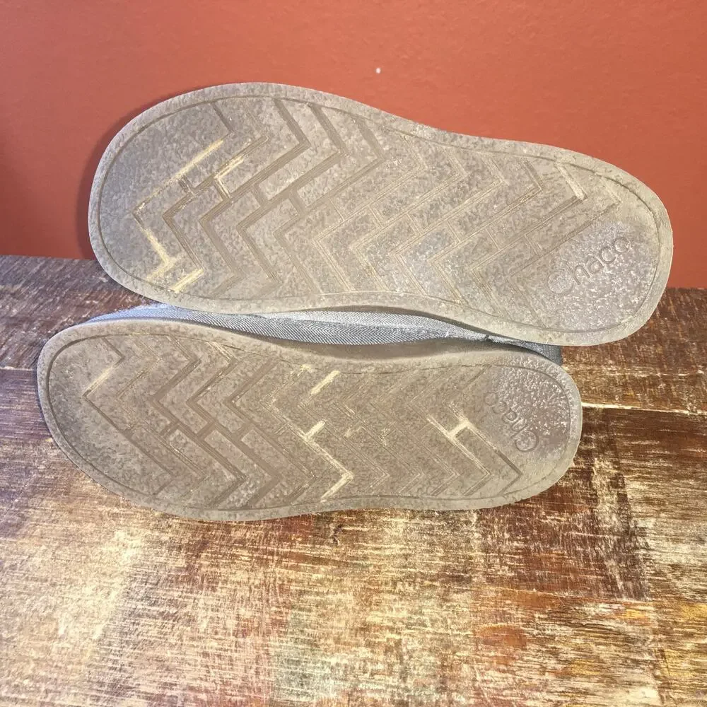 Chaco Revel Tall  Wool Chelsea Boot  Womens 7 Grey Ankle Bootie Comfy Cozy Warm